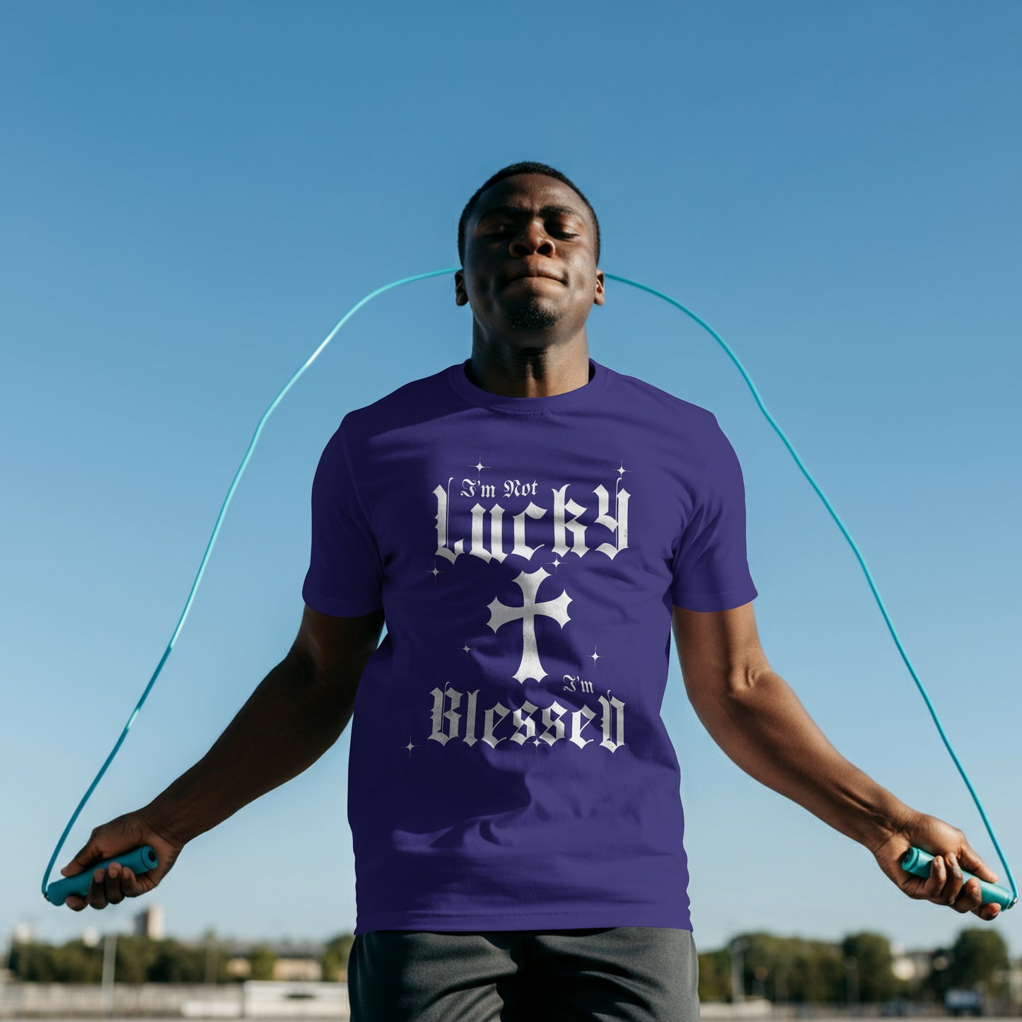 I'm Not Lucky, I'm Blessed Graphic T-Shirt