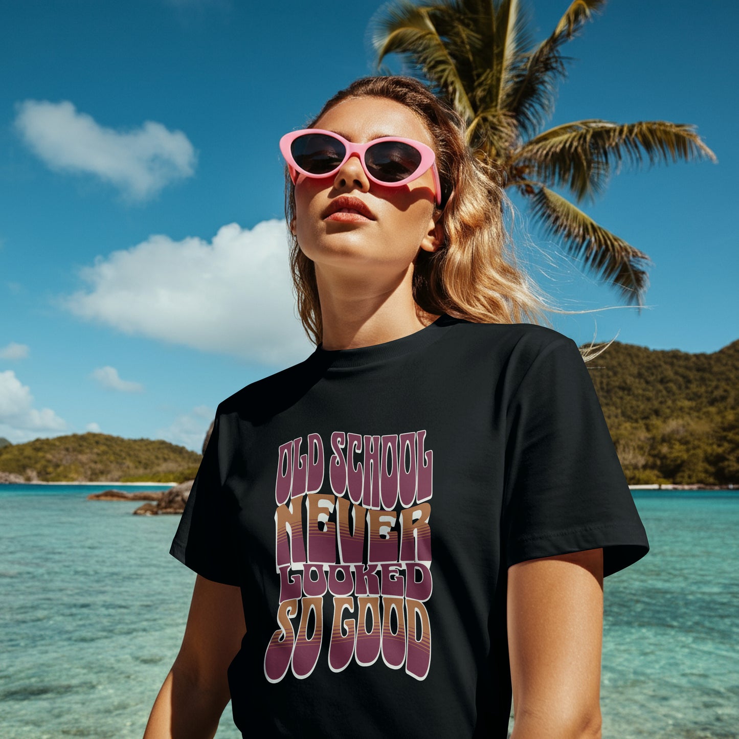 Old School Never Looked So Good Graphic T-Shirt