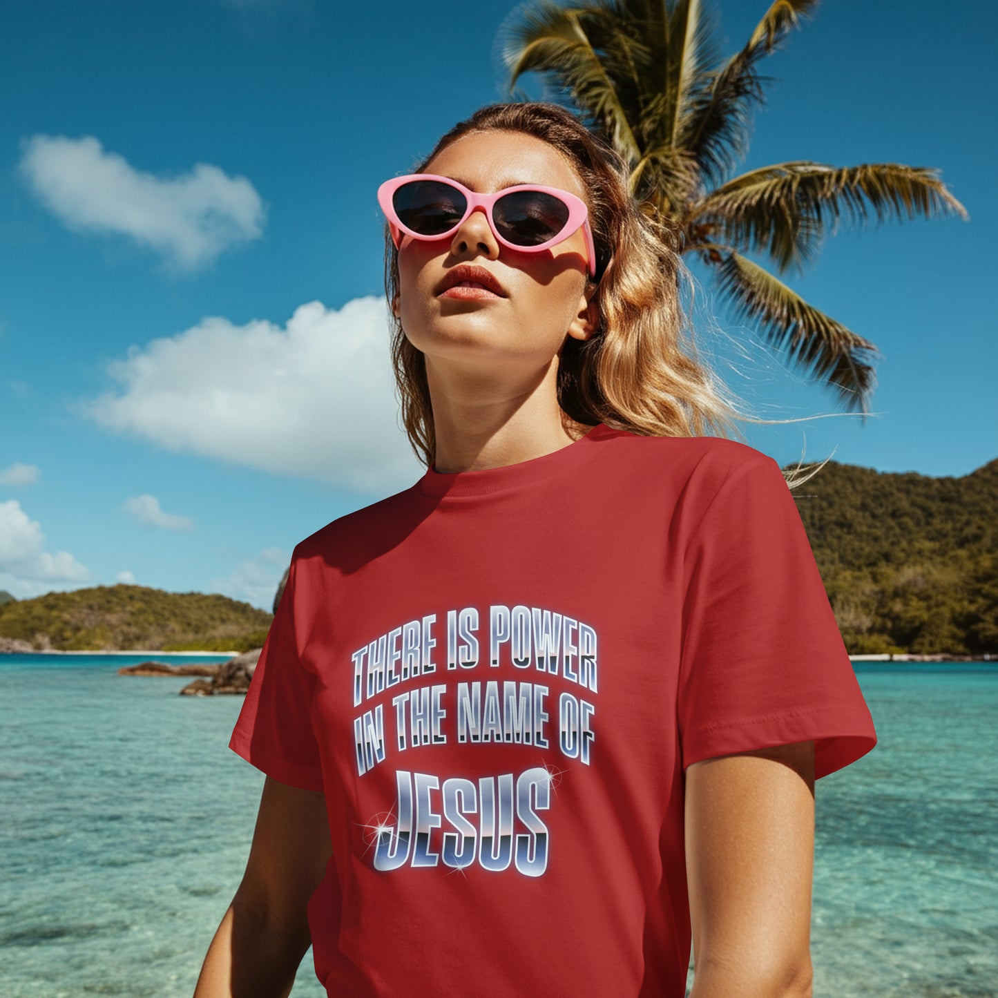 There is Power in the Name of Jesus Graphic T-Shirt