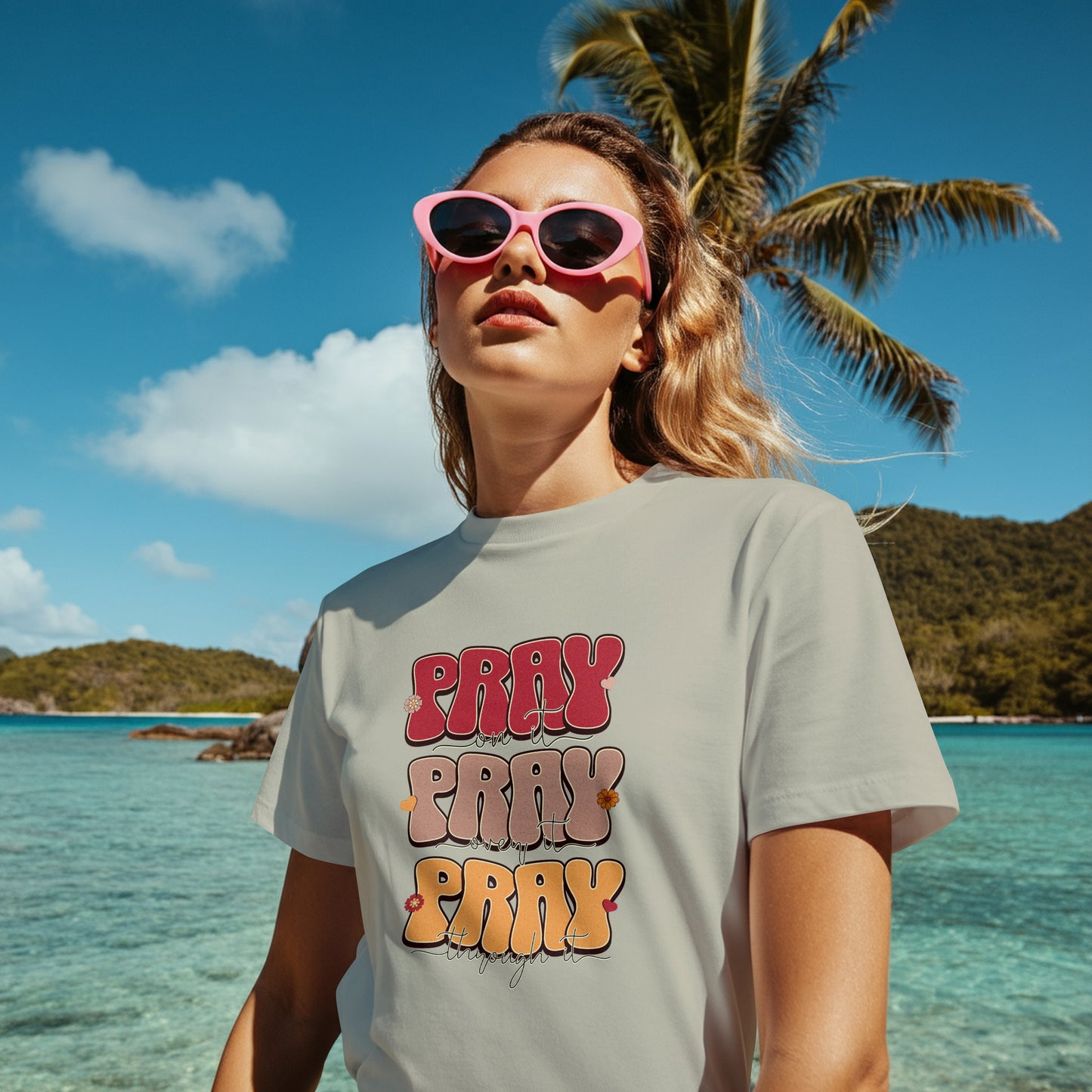 Pray, Pray, Pray Graphic T-Shirt