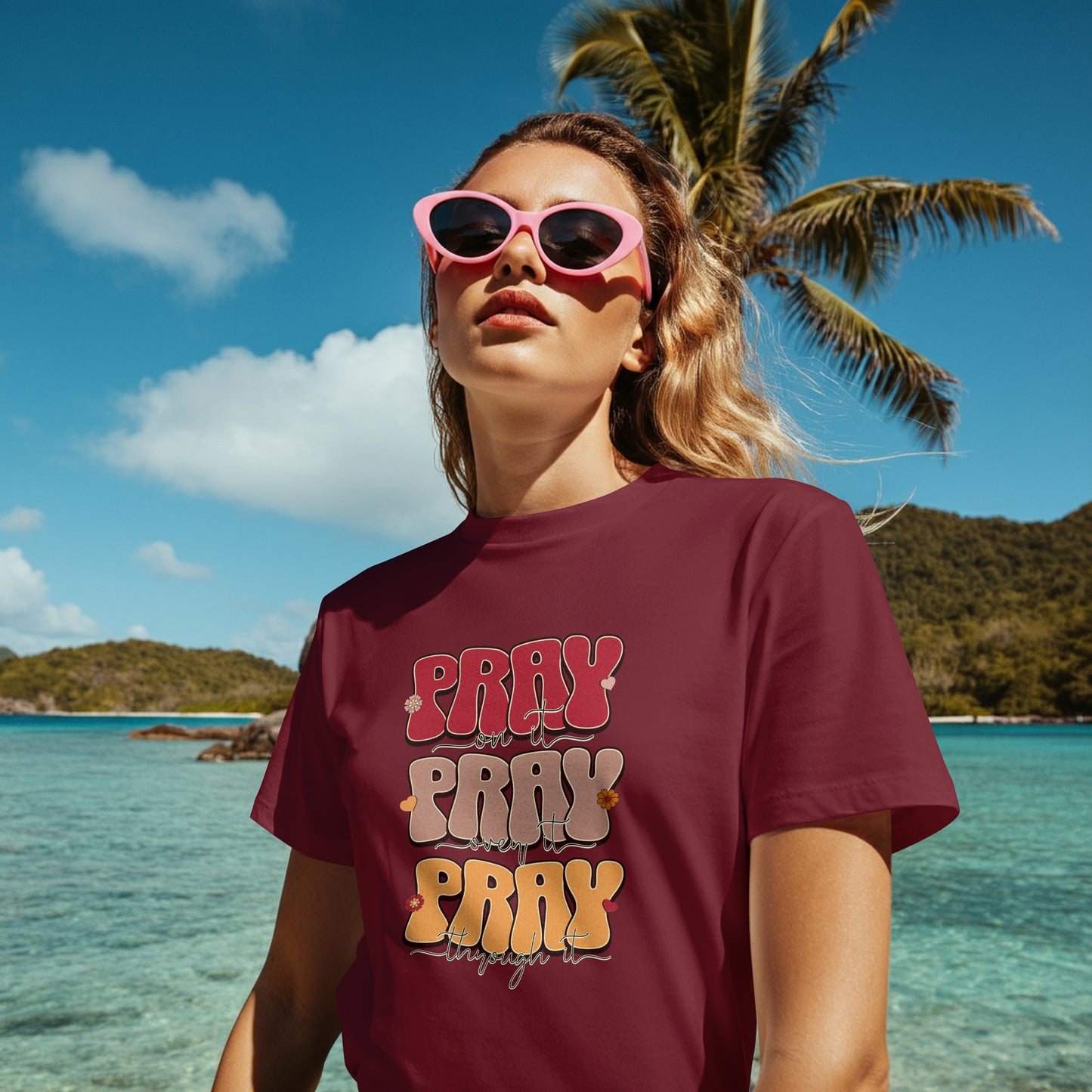 Pray, Pray, Pray Graphic T-Shirt