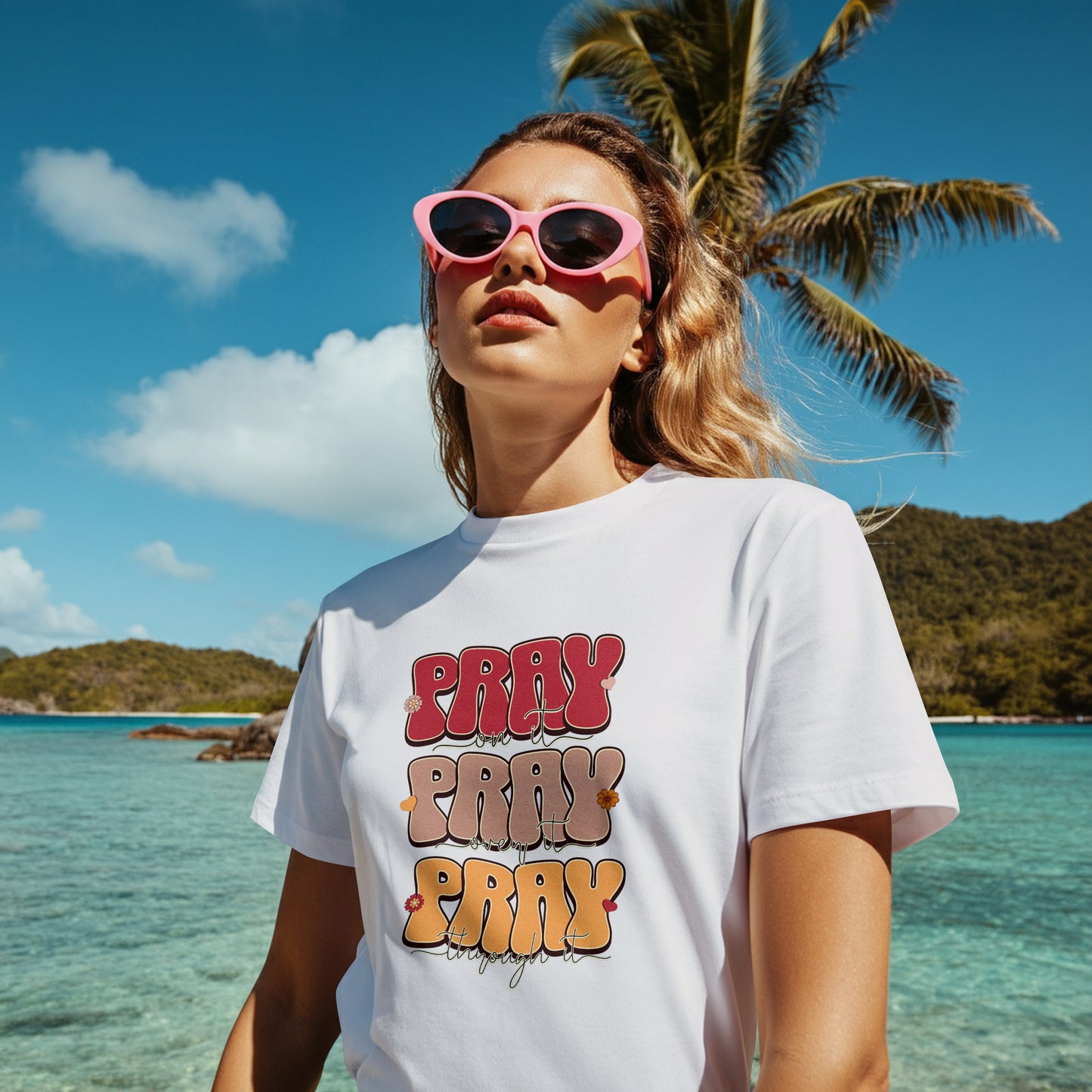 Pray, Pray, Pray Graphic T-Shirt