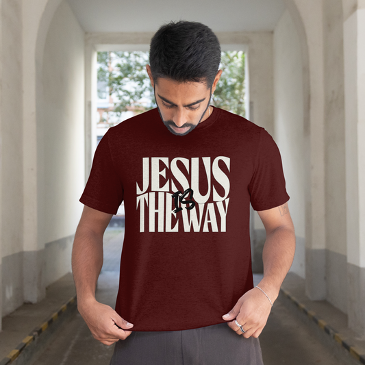 Jesus Is The Way Soft Graphic Tee, Unisex