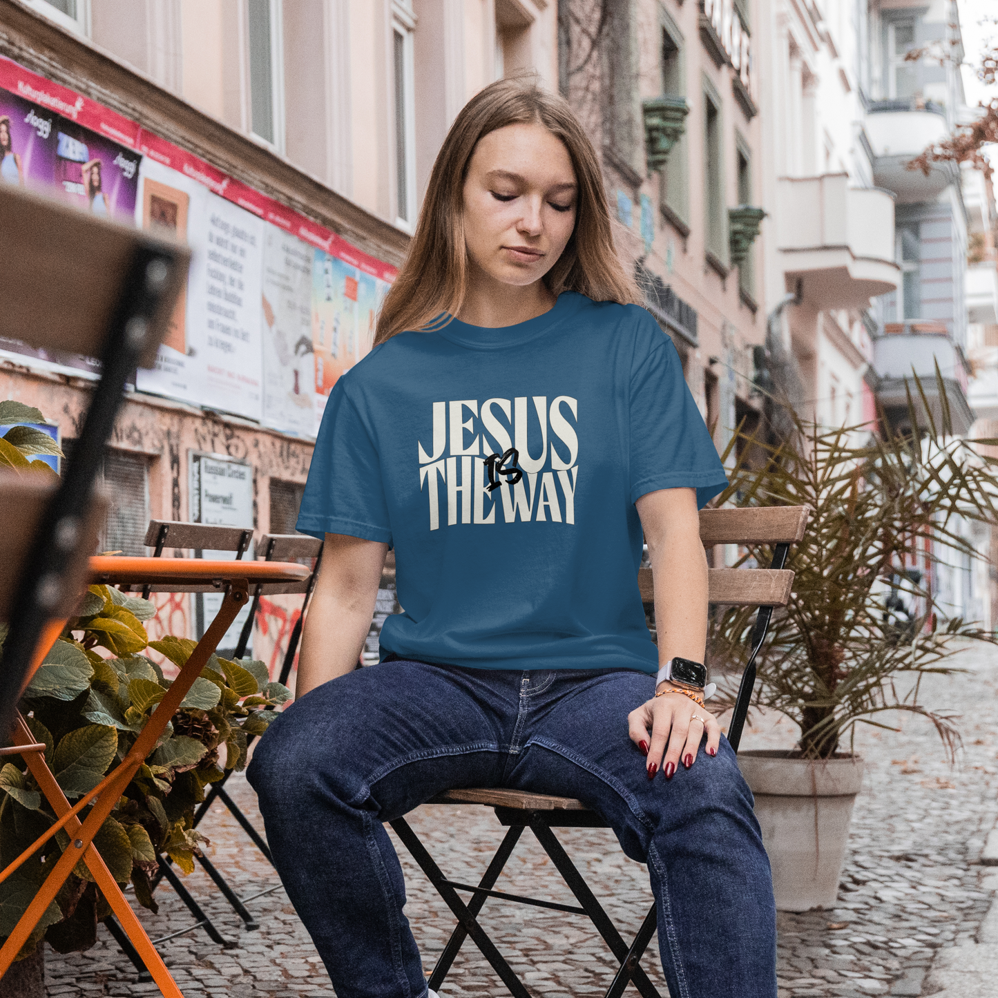 Jesus Is The Way Soft Graphic Tee, Unisex