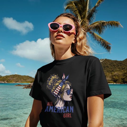 All American Girl Graphic Tee