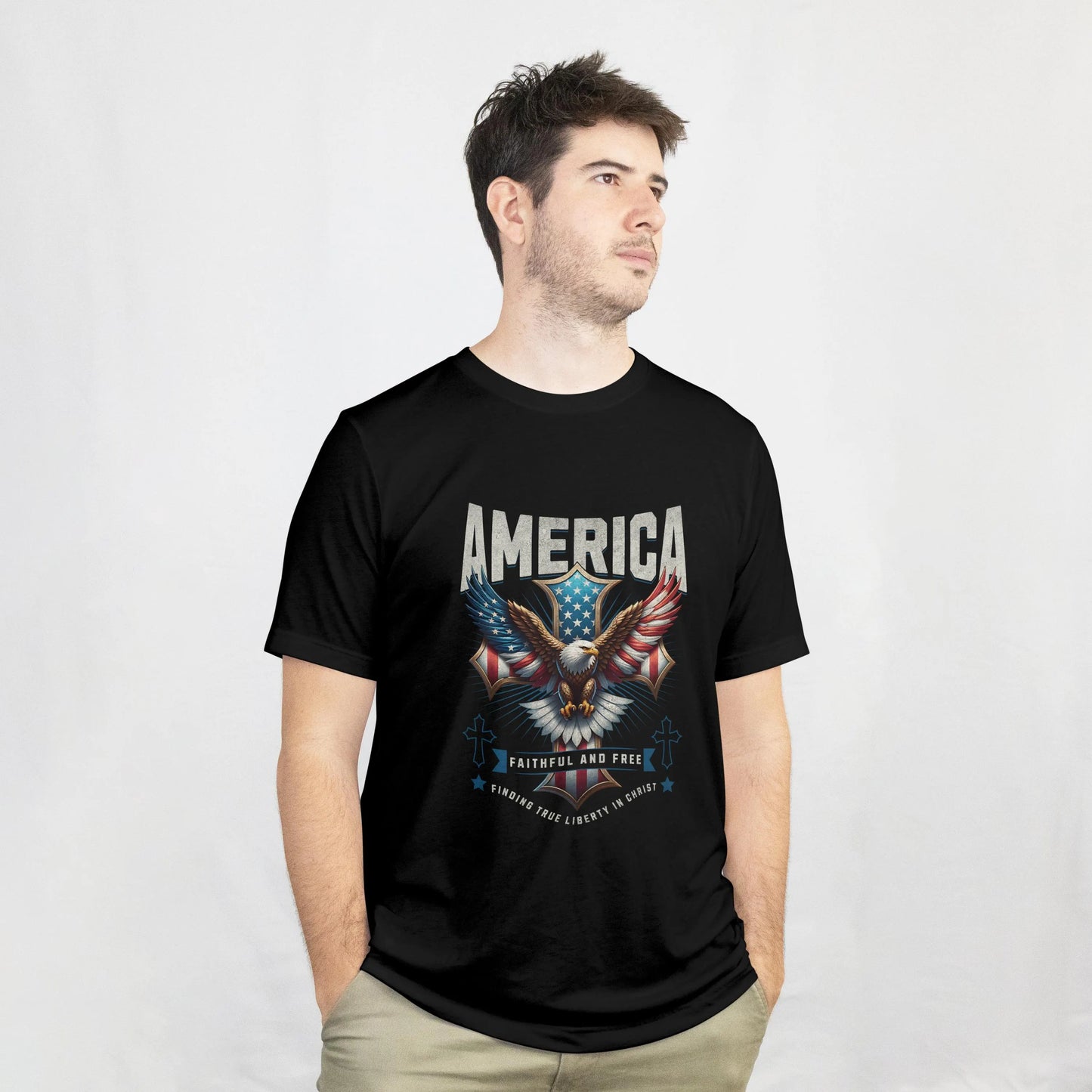 America Faithful and Free Graphic Tee
