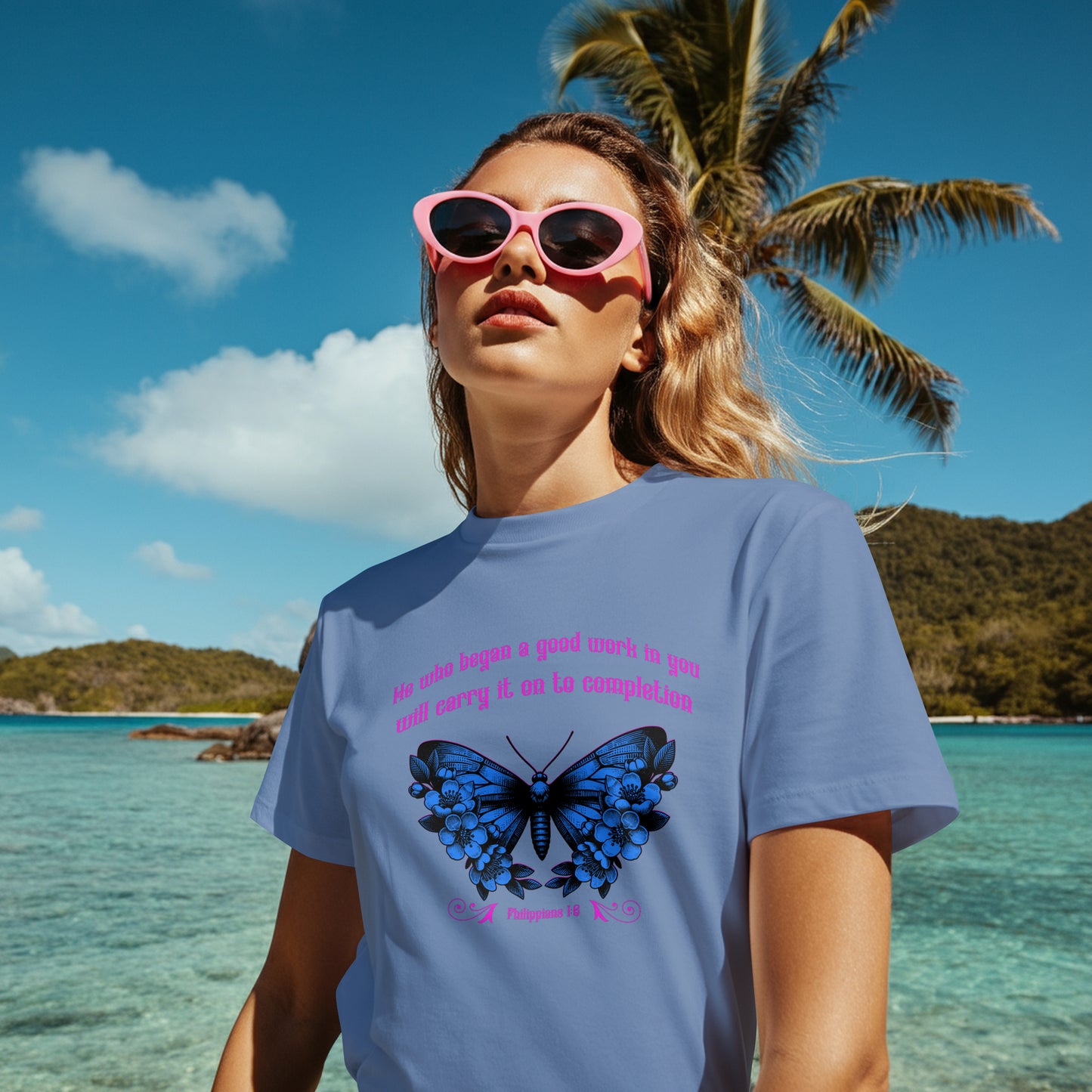Butterfly In Bloom  Graphic T-Shirt