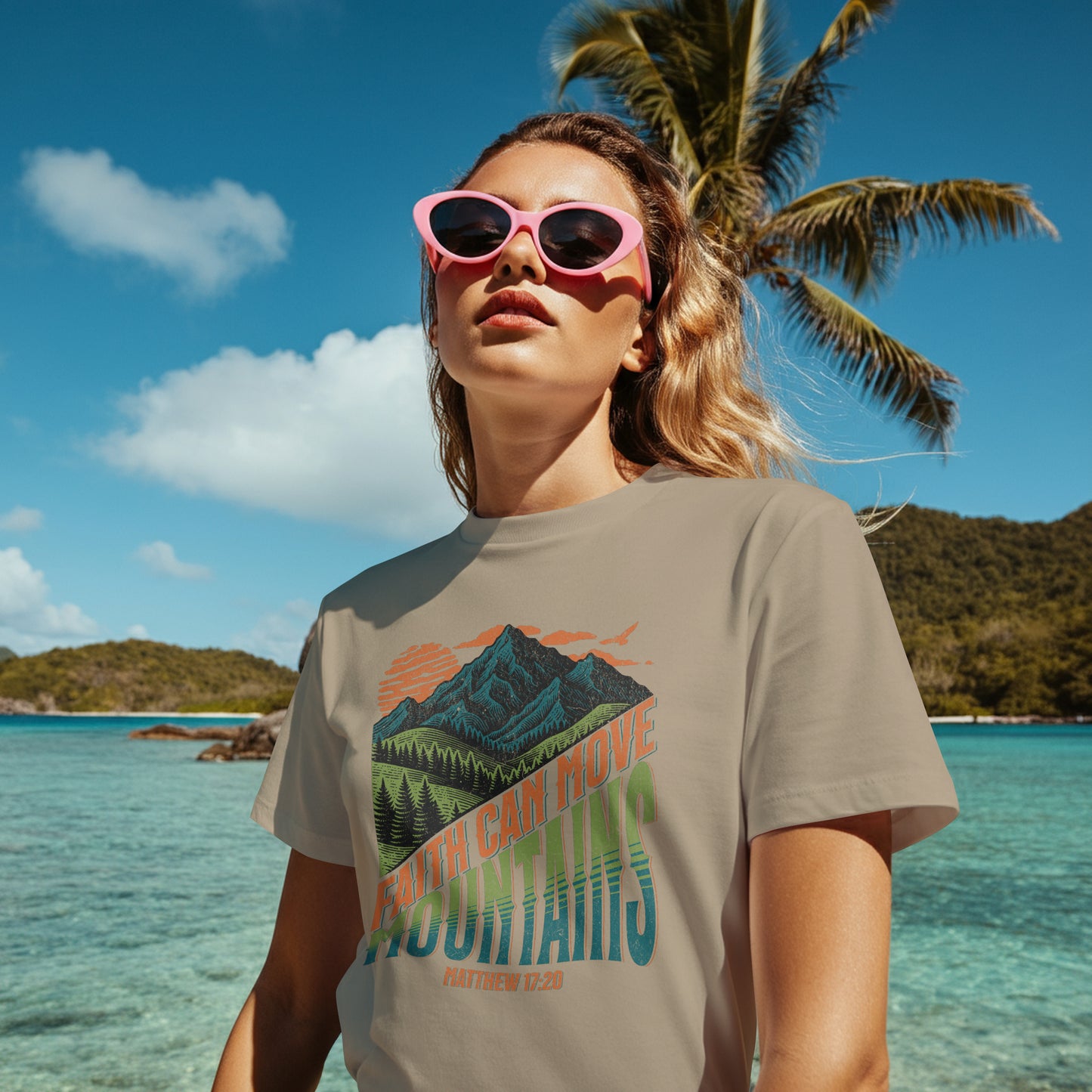 Faith Can Move Mountains Graphic T-Shirt