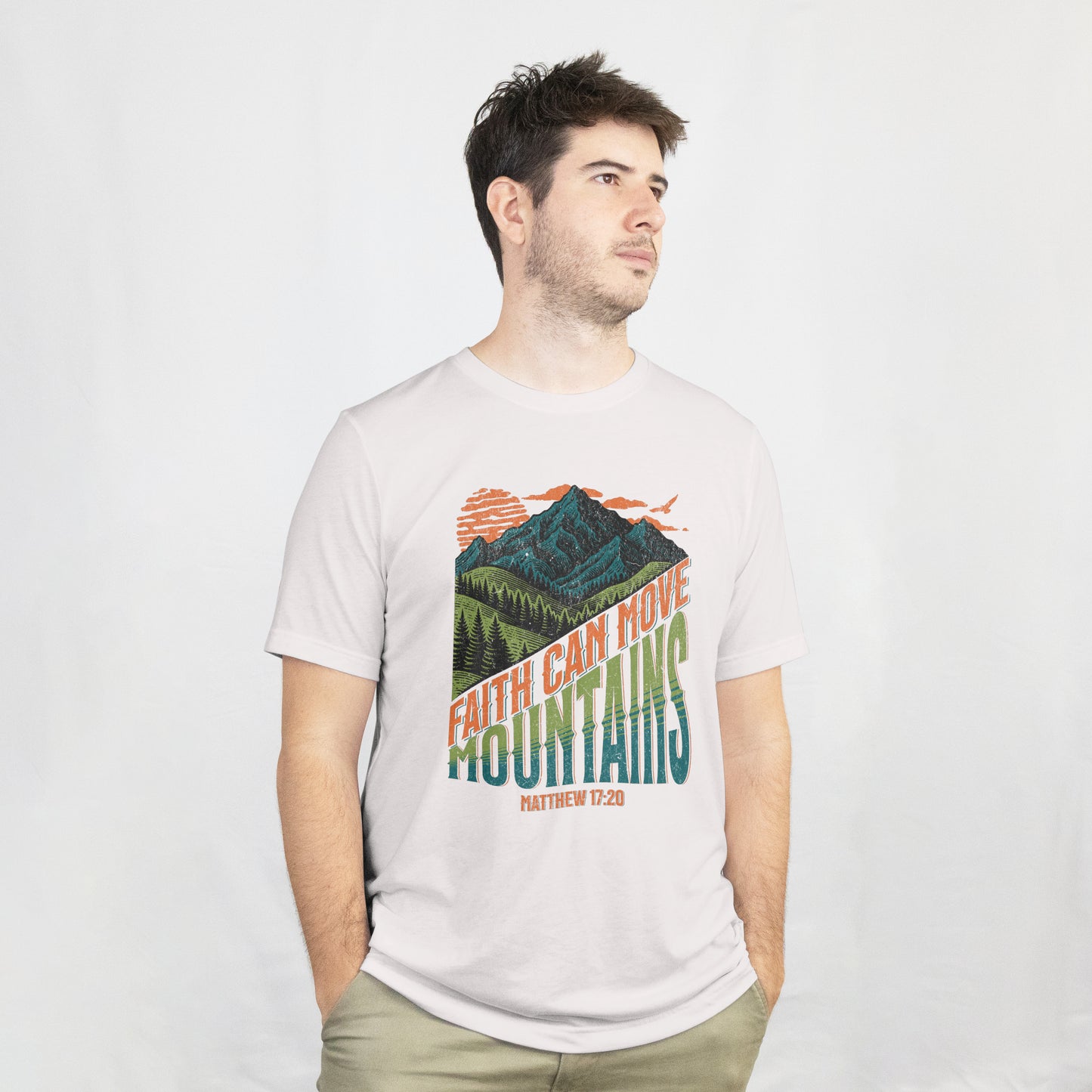 Faith Can Move Mountains Graphic T-Shirt