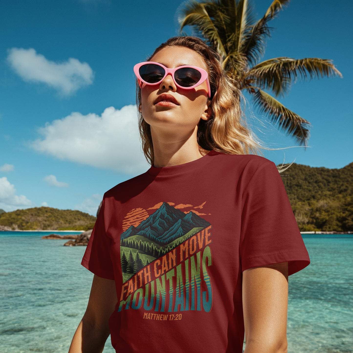 Faith Can Move Mountains Graphic T-Shirt