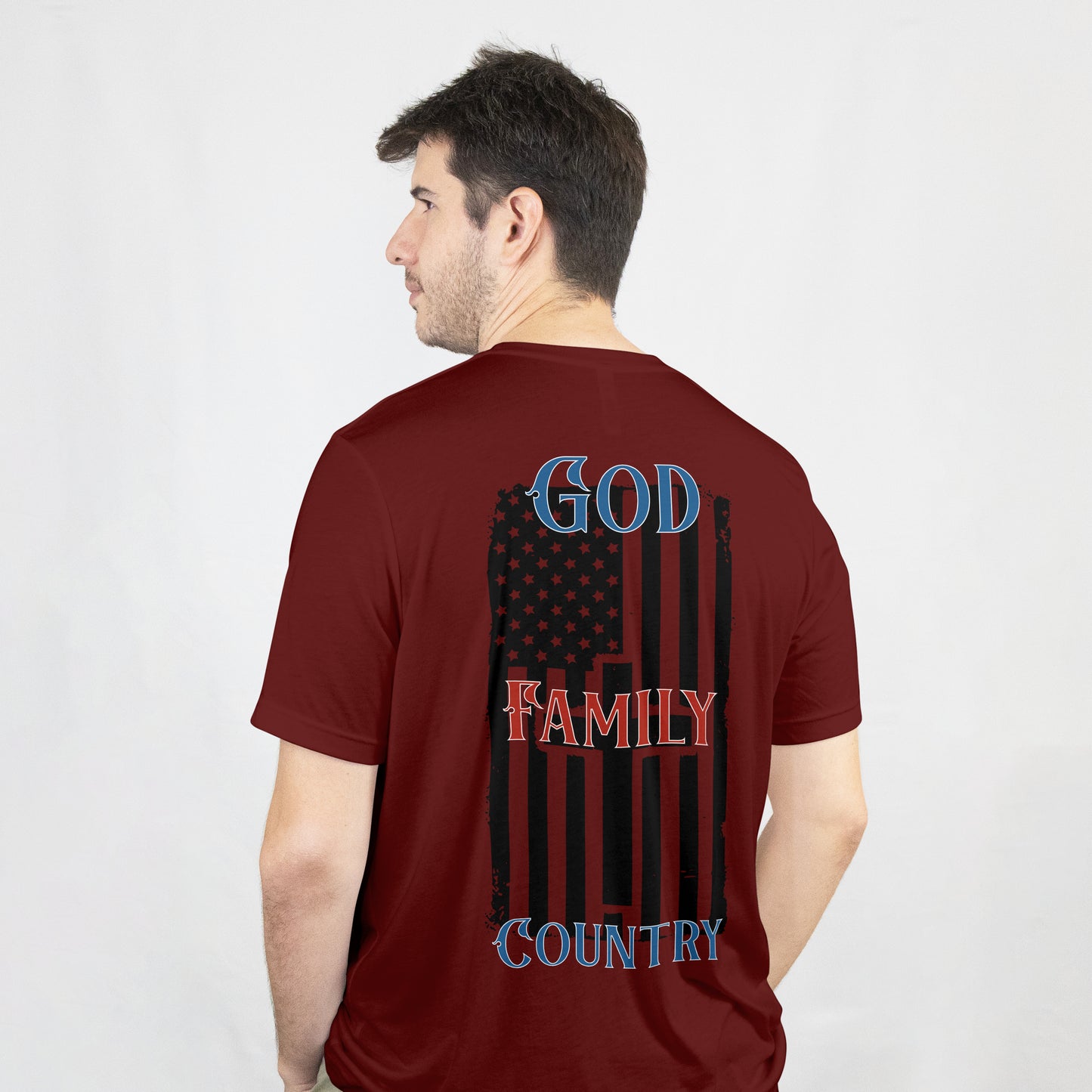 God, Family, Country Graphic Tee
