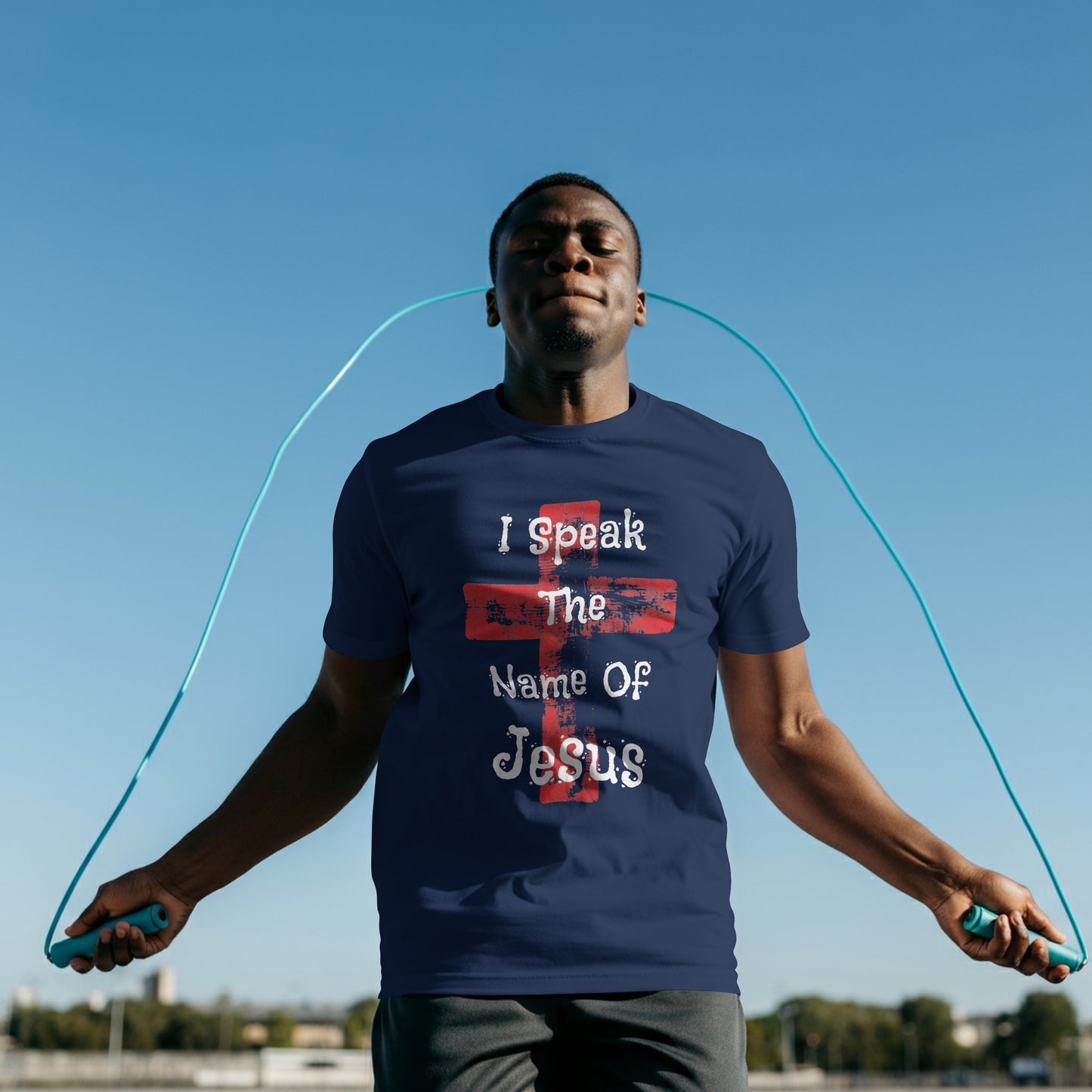 I Speak The Name Of Jesus Graphic Tee