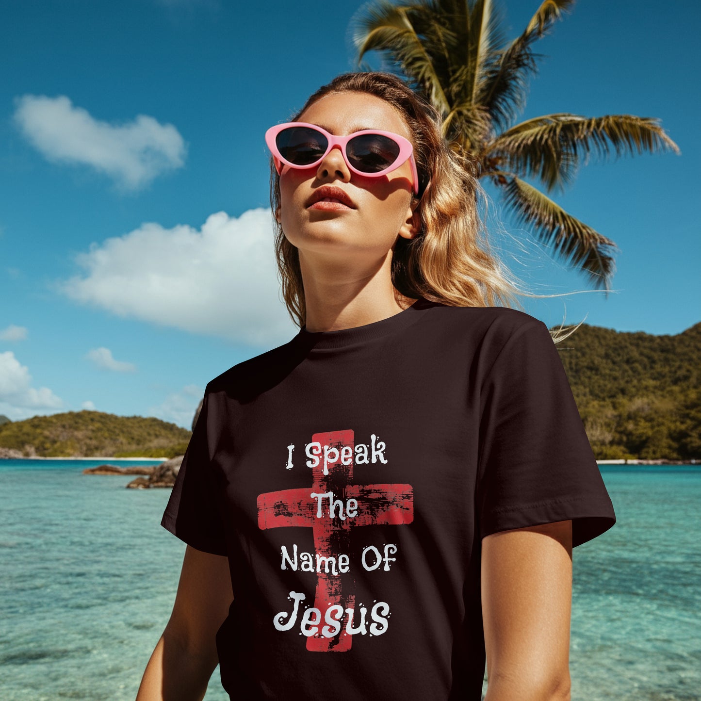 I Speak The Name Of Jesus Graphic Tee