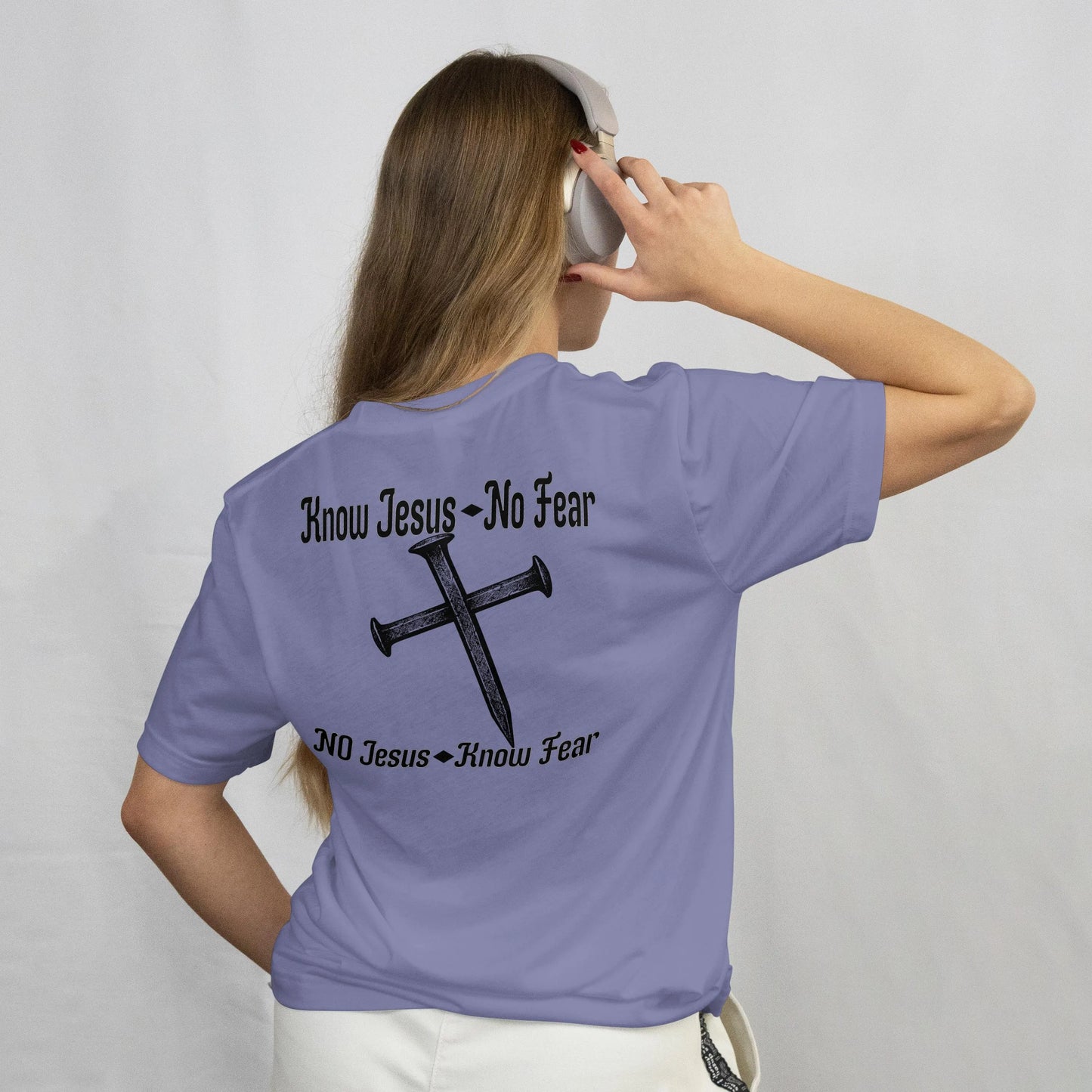 Know Jesus, No Fear / No Jesus, Know Fear Graphic Tee