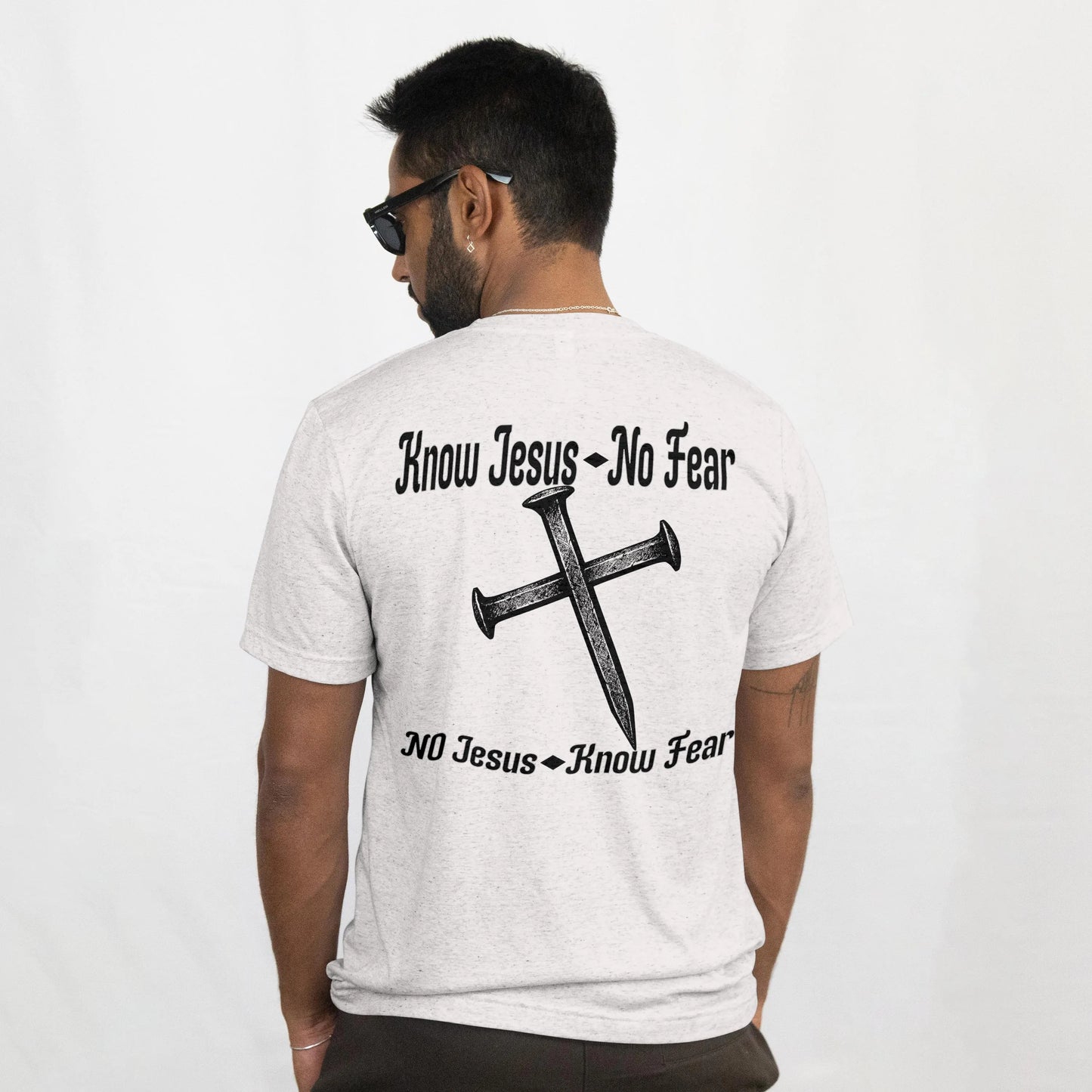 Know Jesus, No Fear / No Jesus, Know Fear Graphic Tee