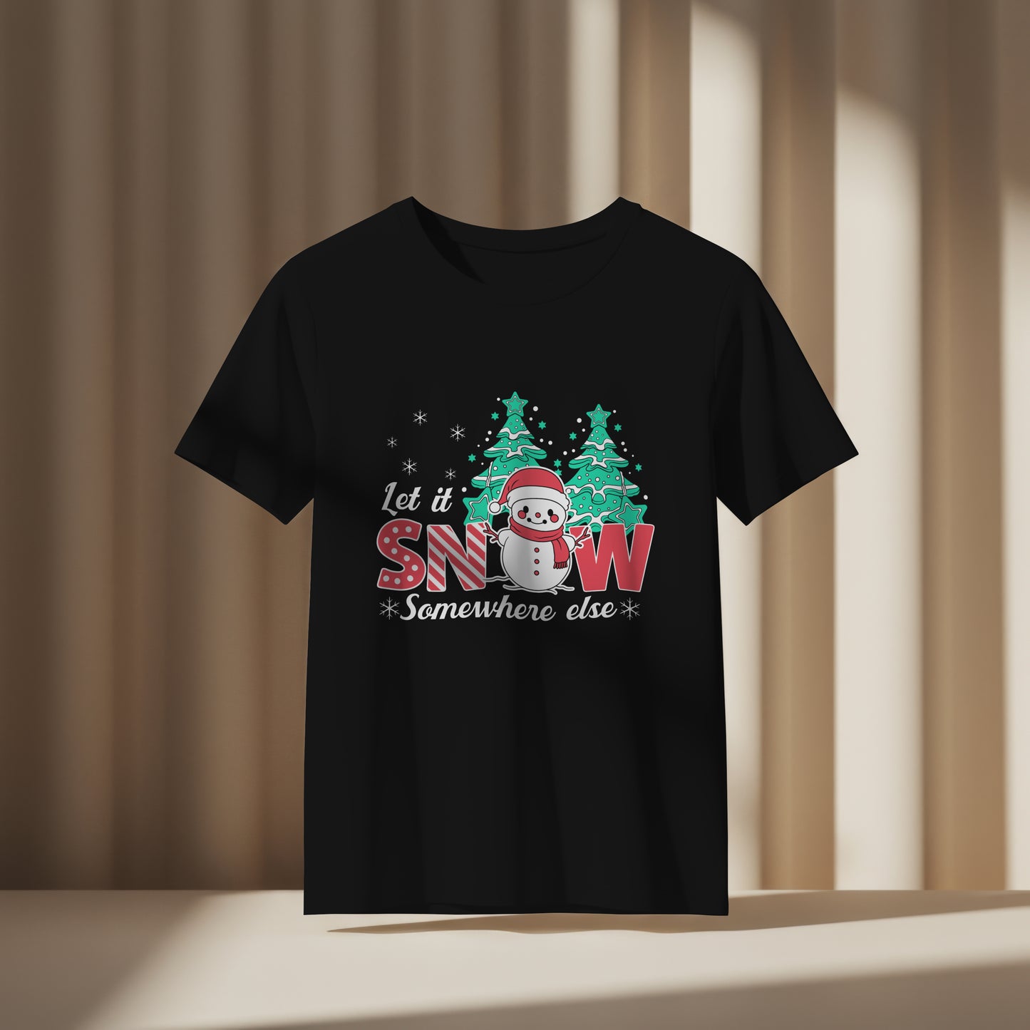 Let It Snow - Somewhere Else Graphic T-Shirt
