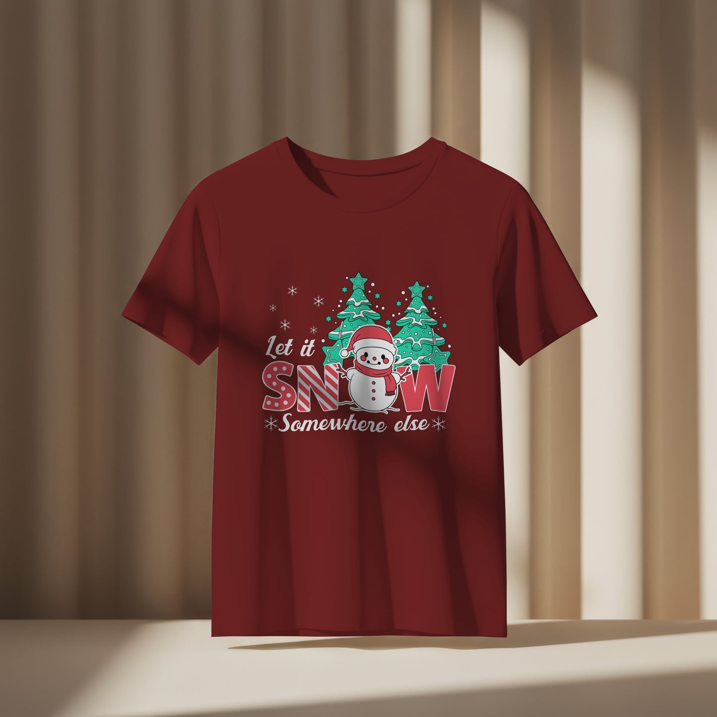 Let It Snow - Somewhere Else Graphic T-Shirt