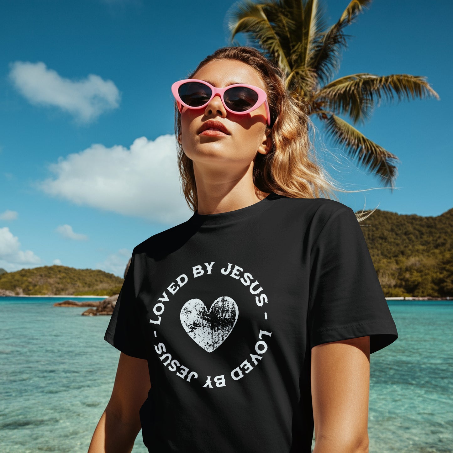 Loved By Jesus Graphic Tee