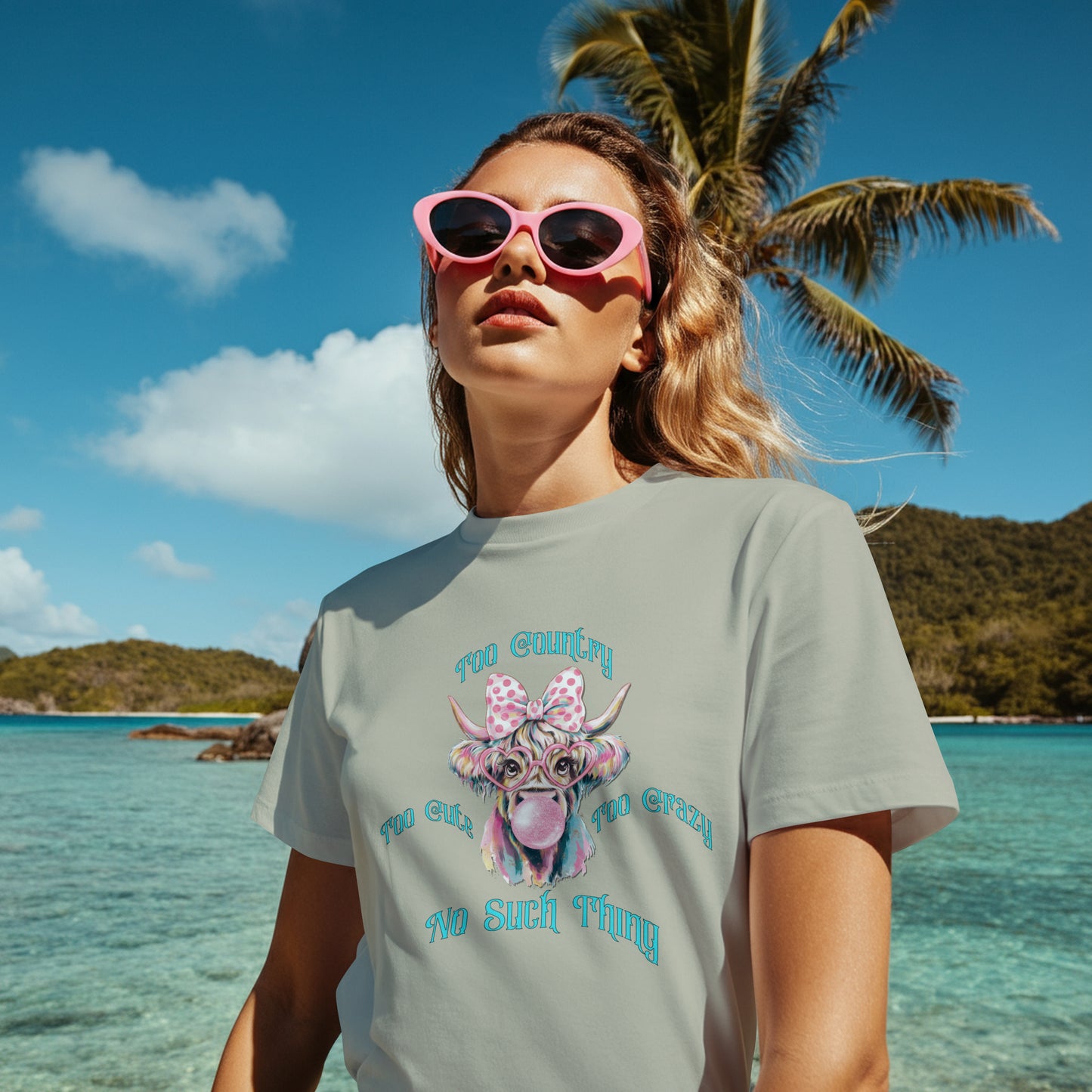 Too Country, Too Cute, Too Crazy - No Such Thing Graphic T-Shirt