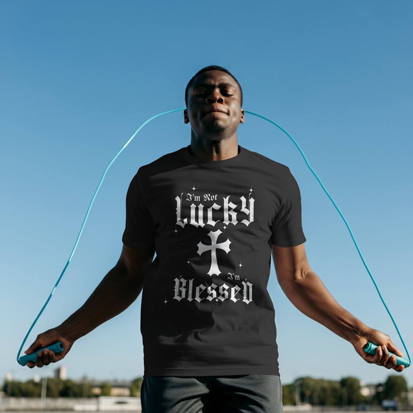 I'm Not Lucky, I'm Blessed Graphic T-Shirt
