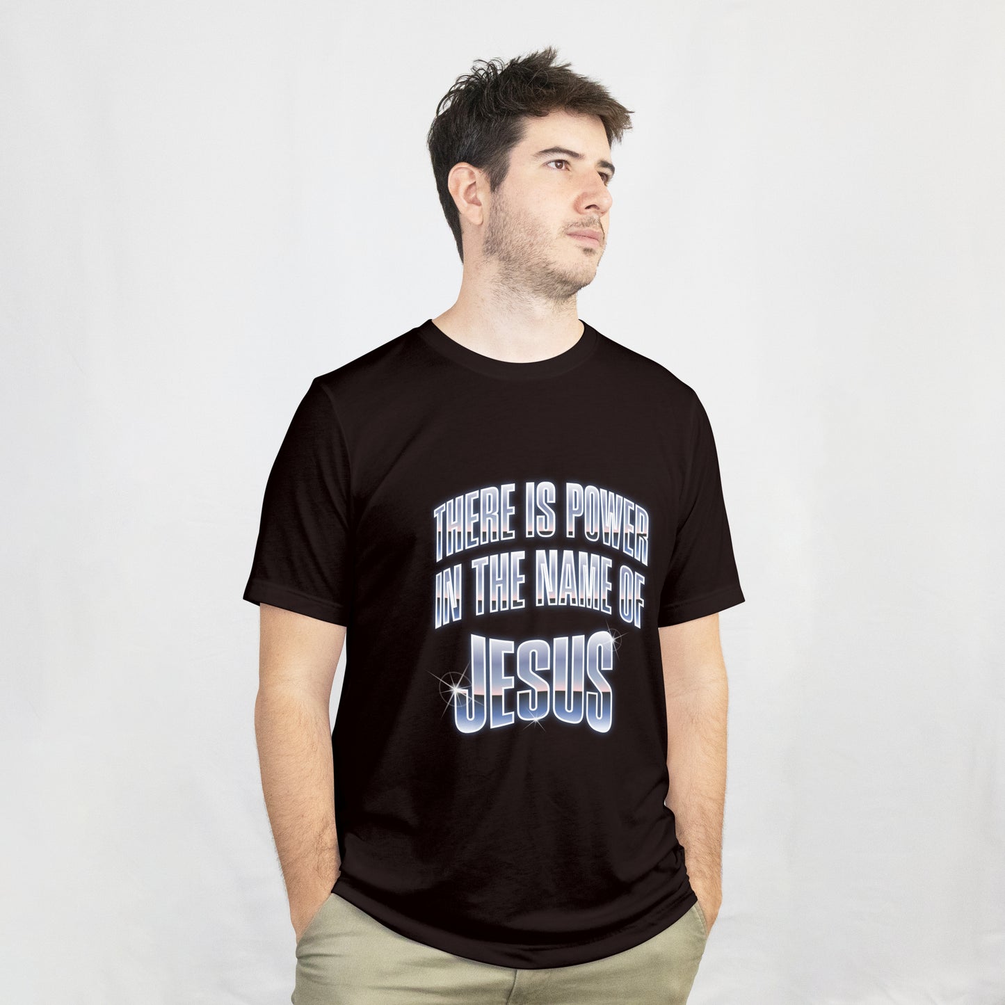 There is Power in the Name of Jesus Graphic T-Shirt