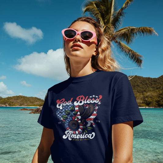 God Bless America Graphic T-Shirt